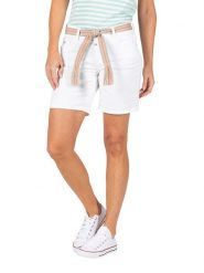 Timezone Szorty "Alexa" w kolorze białym rozmiar: W25. Białe szorty damskie Timezone, bez wzorów, z tkaniny. Za 69.58 zł.