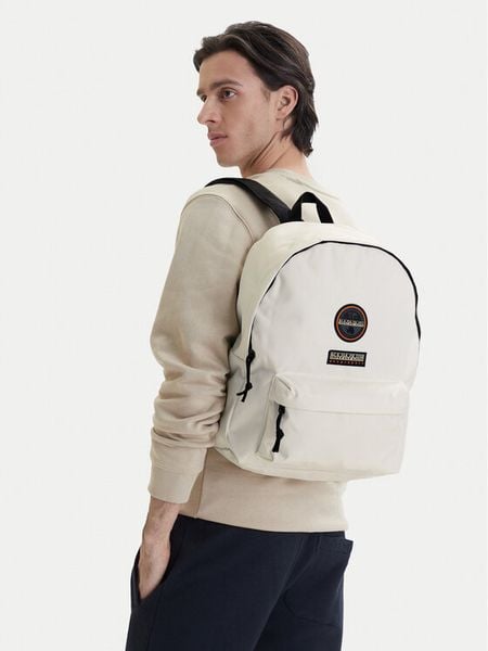 Napapijri Plecak Voyage 03 NP0A4GGH Biały. Białe plecaki damskie Napapijri, bez wzorów, z materiału, sportowe. Za 259.99 zł.