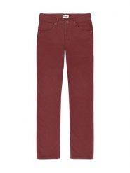Wrangler Spodnie w kolorze czerwonym rozmiar: W36/L34. Czerwone spodnie materiałowe męskie Wrangler, z aplikacjami, z materiału, klasyczne. Za 127.35 zł.