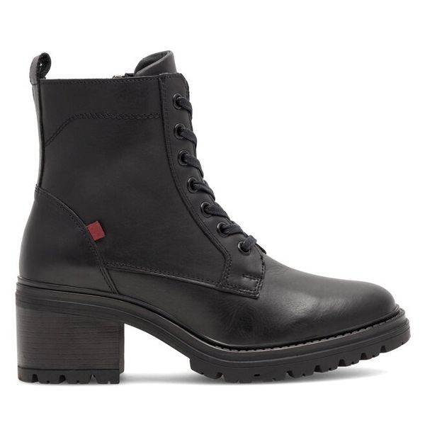 Trzewiki Lasocki. Czarne botki damskie Lasocki, bez obcasa, na słupku, bez zapięcia. Za 189.99 zł.