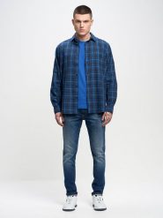 BIG STAR Dżinsy - Slim fit - w kolorze granatowym rozmiar: W31/L30. Niebieskie jeansy męskie Big Star. Za 157.99 zł.