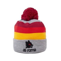 Czapka Dla Dorosłych - AS Roma. Szare czapki męskie COPA FOOTBALL, bez wzorów, eleganckie. Za 110.09 zł.