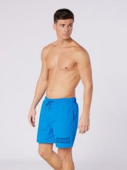 DKNY Szorty kąpielowe w kolorze niebieskim rozmiar: L. Niebieskie szorty sportowe męskie DKNY, l, z materiału, outdoorowe. Za 78.45 zł.