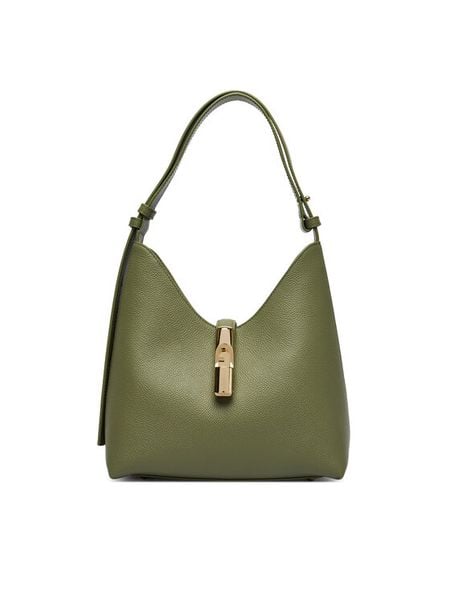 Furla Torebka Goccia S WB01979 BX3353 KH 4555S Zielony. Zielone torebki klasyczne damskie Furla, bez wzorów, ze skóry, bez dodatków. Za 1,219.00 zł.