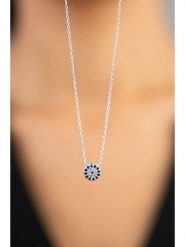 Lodie Silver Naszyjnik z zawieszką - dł. 42 cm rozmiar: onesize. Niebieskie naszyjniki damskie Lodie Silver, metalowe. Za 49.95 zł.