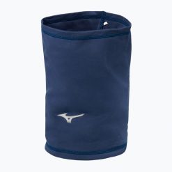 Komin Mizuno Warmalite Triwarmer. Niebieskie szaliki i kominy damskie Mizuno, bez wzorów, z elastanu. Za 52.99 zł.