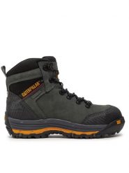 CAT Footwear Trapery Munising 6'' CT S3 P720161 Szary. Szare buty zimowe męskie CAT Footwear, z nubiku, bez zapięcia. Za 799.99 zł.
