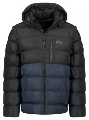 Geographical Norway Kurtka pikowana "Badamo" w kolorze granatowo-czarnym rozmiar: 3XL. Czarne kurtki męskie Geographical Norway, xl, bez wzorów, bez kaptura. Za 204.48 zł.