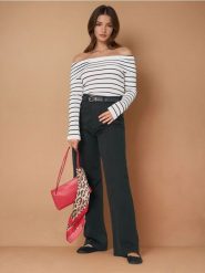 Sweter - wielobarwny. Swetry klasyczne damskie Sinsay, l, bez kołnierzyka. W wyprzedaży za 24.99 zł.