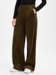 Marc O'Polo spodnie sztruksowe Kobiety Bawełna zielony, 34. Zielone spodnie materiałowe damskie Marc O´Polo, bez wzorów, z bawełny, eleganckie. Za 549.95 zł.