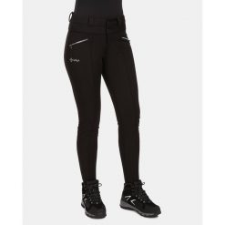 Damskie spodnie softshellowe KILPI MAURA-W. Czarne spodnie dresowe damskie Kilpi, bez wzorów, sportowe. Za 545.99 zł.