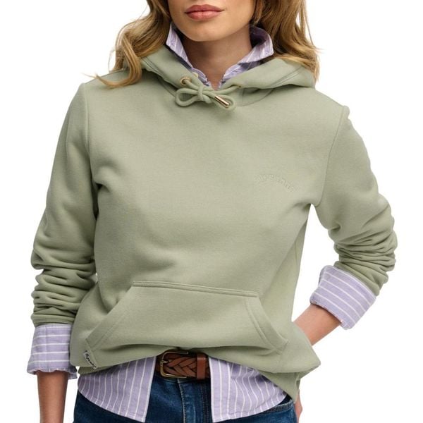 Bluza damska z kapturem Superdry Essential Logo Emb Hb. Zielone bluzy z kapturem damskie Superdry., s, z bawełny. Za 279.65 zł.