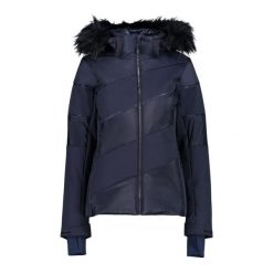 Damska kurtka narciarska CMP. Niebieskie kurtki damskie CMP, bez wzorów, bez kaptura, narciarskie. Za 1,217.25 zł.