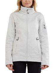 Sweter polarowy damski Fundango Antila Fleece. Białe golfy damskie Fundango, xs, bez wzorów, z materiału, bez ramiączek. Za 179.00 zł.