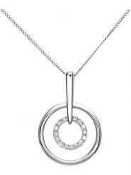 Revoni Złoty naszyjnik z diamentową zawieszką - dł. 46 cm rozmiar: onesize. Szare naszyjniki damskie Revoni, złote. Za 1,087.99 zł.