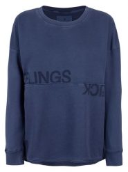 LIEBLINGSSTÜCK Bluza "Upa" w kolorze granatowym rozmiar: XXL. Niebieskie bluzy bez kaptura damskie LIEBLINGSSTÜCK, xxl, z bawełny. Za 149.31 zł.