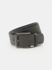 Pasek z klamrą - szary. Szare paski męskie Sinsay, bez wzorów. Za 19.99 zł.