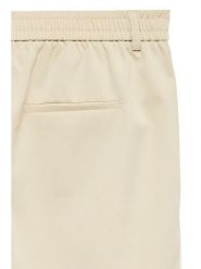 Vero Moda Spodnie w kolorze beżowym rozmiar: 38/L30. Brązowe spodnie materiałowe damskie Vero Moda, bez wzorów, z materiału. Za 79.21 zł.