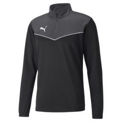Bluza Puma Individual Rise. Czarne bluzy bez kaptura męskie Puma, m, z materiału. Za 179.10 zł.