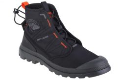 Buty sportowe Sneakersy męskie, Palladium Travel Lite. Czarne buty sportowe na co dzień męskie Palladium, z materiału, bez zapięcia, trekkingowe. Za 445.35 zł.