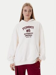 Tommy Jeans Bluza DW0DW22603 Écru Relaxed Fit. Bluzy bez kaptura damskie Tommy Jeans, l, z bawełny. Za 489.99 zł.