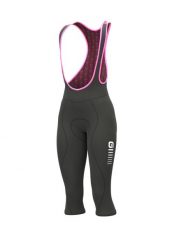 Spodnie rowerowe 3/4 damskie Alé Cycling Solid Essential. Czarne spodnie materiałowe damskie ALÉ CYCLING, bez wzorów, z elastanu, klasyczne. Za 399.85 zł.