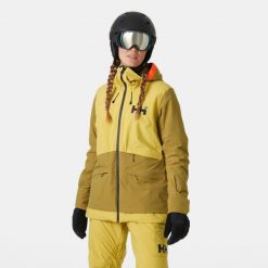 Damska kurtka narciarska Helly Hansen Powchaser 2.0. Brązowe kurtki narciarskie i snowboardowe damskie Helly Hansen, bez wzorów, bez kaptura, narciarskie. Za 1,322.50 zł.