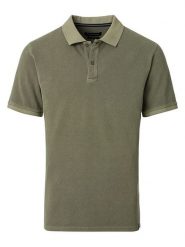 CASAMODA Koszulka polo w kolorze khaki rozmiar: L. Brązowe koszulki polo męskie CASAMODA, l, bez wzorów, z bawełny, bez ramiączek. Za 100.52 zł.