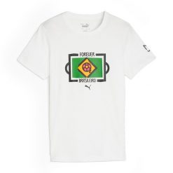 Koszulka piłkarska dziecięca PUMA Neymar Jr Tee. Czarne koszulki dziewczęce Puma, bez wzorów, z bawełny, bez ramiączek. Za 159.99 zł.