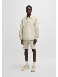 Hugo Boss Fashion Szorty chino w kolorze beżowym rozmiar: W33. Brązowe szorty męskie Hugo Boss Fashion, z bawełny, bez kołnierzyka. Za 114.17 zł.