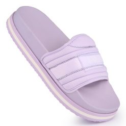 Klapki basenowe damskie Fila MORRO ZEPPA LOUNGE SLIPPER WMN. Fioletowe klapki damskie Fila, bez wzorów, bez obcasa. W wyprzedaży za 109.00 zł.