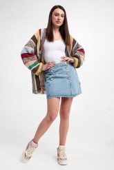 Spódnica jeansowa CUSTOMMADE. Spódniczki damskie Custommade, m, bez wzorów, z jeansu. W wyprzedaży za 418.17 zł.
