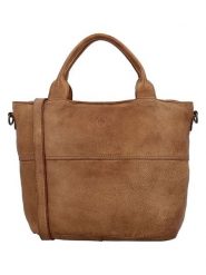 HIDE & STITCHES Skórzana torebka w kolorze jasnobrązowym - 39 x 27 x 12 cm rozmiar: onesize. Brązowe torebki klasyczne damskie HIDE & STITCHES, bez wzorów, z materiału, bez dodatków. Za 217.99 zł.