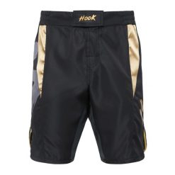 Spodenki treningowe męskie HOOK FIGHTING Ready To Spar. Czarne szorty sportowe męskie SPORTANO, m, na fitness i siłownię. Za 89.99 zł.