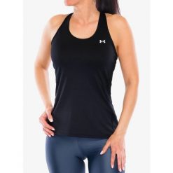 Top damski Under Armour Tech Mesh Racer Tank. Czarne topy damskie Under Armour, l, bez wzorów, z meshu, bez kołnierzyka. Za 93.99 zł.