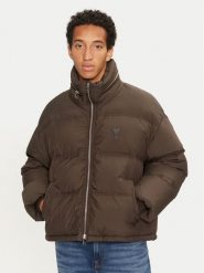 AMI Paris Kurtka zimowa HJK403.PA0009 Brązowy Regular Fit. Brązowe kurtki męskie AMI PARIS, na zimę, m, bez wzorów, z syntetyku, bez kaptura. Za 4,659.00 zł.