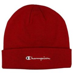 Czapka Unisex Dla Dorosłych Haft. Czerwone czapki męskie CHAMPION, bez wzorów, sportowe. Za 97.99 zł.