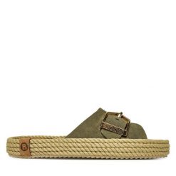 Klapki Bohonomad. Brązowe klapki damskie Bohonomad, bez wzorów, bez obcasa. Za 259.99 zł.