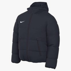Kurtka sportowa męska Therma-Fit Academy Pro Jacket. Niebieskie kurtki treningowe męskie Nike, m, bez wzorów, z poliesteru, do piłki nożnej. Za 449.99 zł.