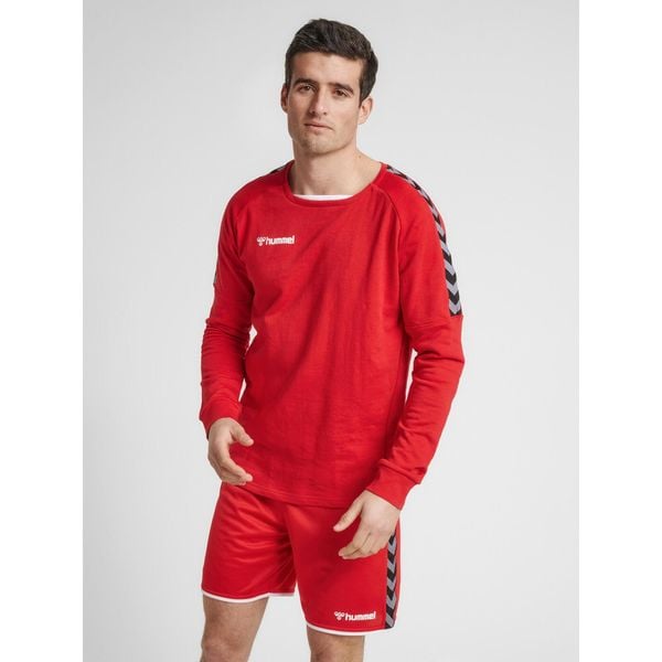 Bluza Hummel hmlAUTHENTIC Training. Czerwone bluzy bez kaptura męskie HUMMEL, m. W wyprzedaży za 177.00 zł.