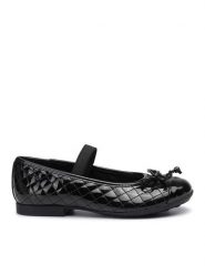 Geox Baleriny J Plie' B J5455B 000HH C9999 M Czarny. Czarne baleriny dziewczęce Geox, bez wzorów, ze skóry. Za 199.99 zł.
