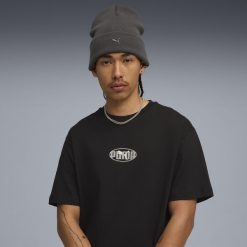 Głęboka czapka z metalowym logo PUMA CAT PUMA Dusky Gray. Szare czapki męskie Puma. Za 89.00 zł.
