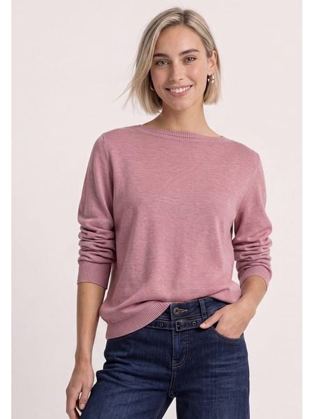 Street One Sweter w kolorze jasnoróżowym rozmiar: 42. Różowe swetry klasyczne damskie Street One, bez kołnierzyka. Za 134.95 zł.