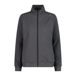 Damska bluza zapinana na zamek CMP. Szare bluzy z kapturem damskie CMP, s, z materiału. Za 248.75 zł.