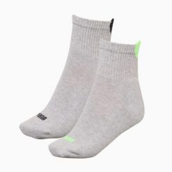 Puma Skarpety Heart Logo Crew 2-Pack 93855502. Szare skarpetki damskie Puma, bez wzorów, z bawełny. Za 62.11 zł.