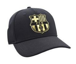Czapka z daszkiem FC Barcelona - oficjalna licencjonowana. Czarne czapki męskie FC Barcelona, bez wzorów, z materiału. Za 99.00 zł.