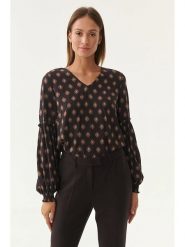 TATUUM Bluzka w kolorze brązowym rozmiar: 38. Brązowe bluzki damskie Tatuum, s, bez wzorów, z wiskozy, klasyczne, bez kołnierzyka, bez ramiączek. Za 126.15 zł.