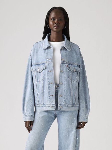 Levi's Kurtka dżinsowa w kolorze błękitnym rozmiar: M. Niebieskie kurtki damskie Levi's, m, bez wzorów, z bawełny, bez kaptura. Za 204.95 zł.