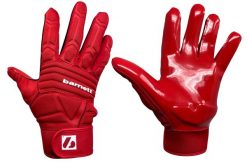 Rękawiczki do futbolu amerykańskiego FLG-03 czerwone, OL, DL. Czerwone rękawiczki damskie BARNETT, bez wzorów, z materiału. Za 139.00 zł.
