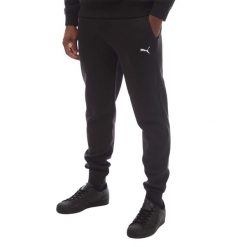Spodnie męskie Puma Ess Sweatpants Fl Cl. Czarne spodnie sportowe męskie Puma, z bawełny. Za 390.00 zł.